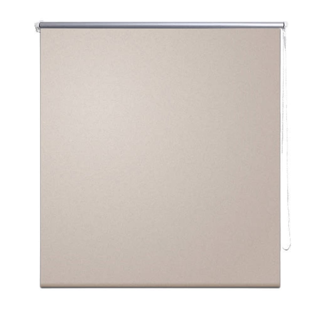 VidaXL Rolgordijn verduisterend 100 x 230 cm beige