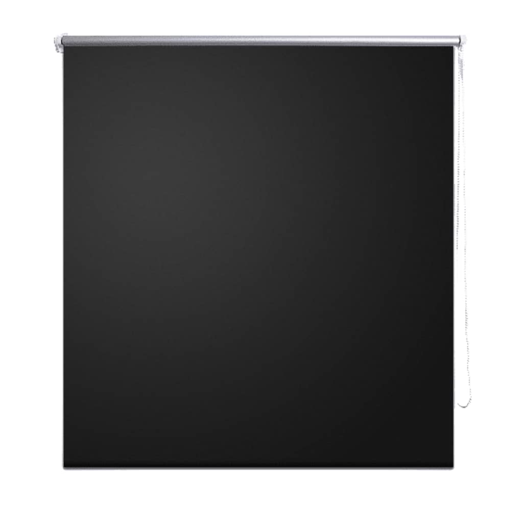 Vidaxl rolgordijn verduisterend blackout 100 x 230 cm zwart