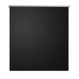 Vidaxl rolgordijn verduisterend blackout 100 x 230 cm zwart