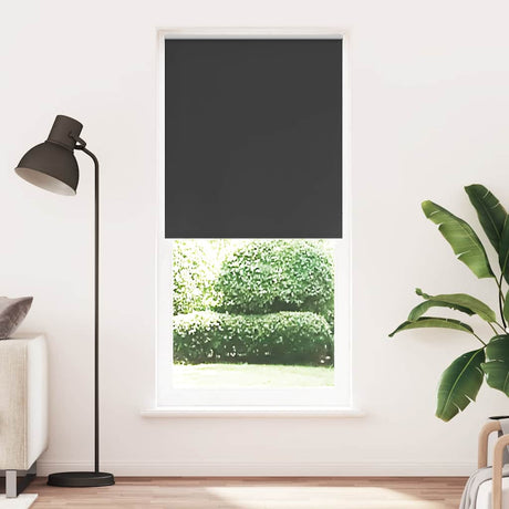 Vidaxl rolgordijn verduisterend 104,4 x 230 cm stofbreedte 100 cm zwart