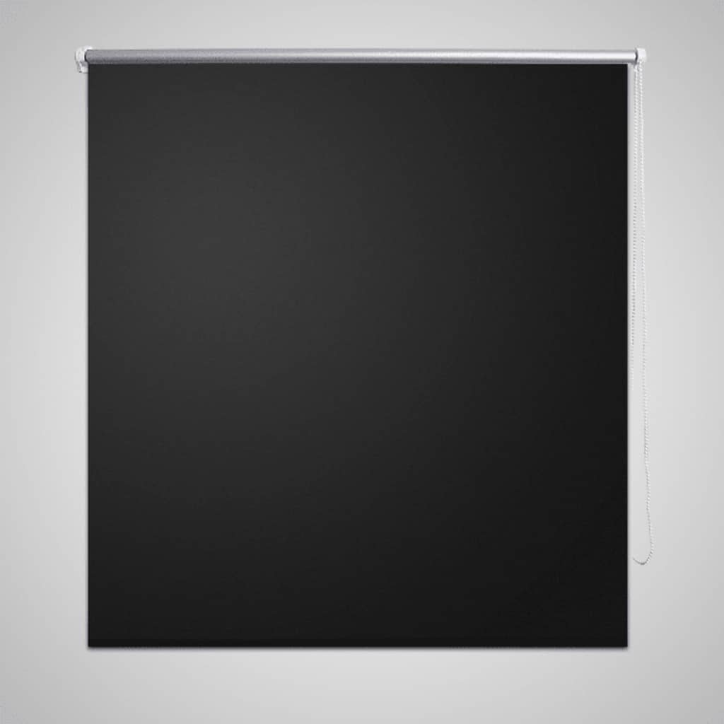 Vidaxl rolgordijn verduisterend blackout 100 x 230 cm zwart