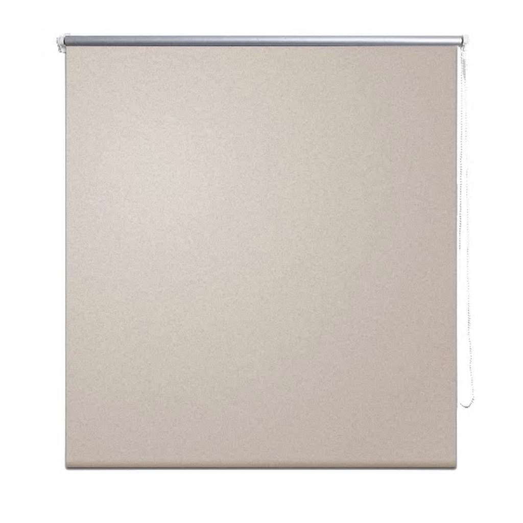 VidaXL Rolgordijn verduisterend 160 x 230 cm beige