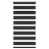 Vidaxl zebra rolgordijn 40,9 x 100 cm stofbreedte 36,7 cm zwart