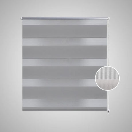 VidaXL Duo Rolgordijn 50x100cm Grijs