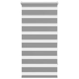 Vidaxl zebra rolgordijn 60,9 x 120 cm stofbreedte 56,7 cm grijs
