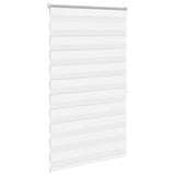 Vidaxl zebra rolgordijn 100,9 x 175 cm stofbreedte 96,7 cm wit
