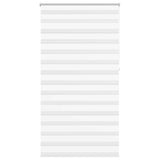 Vidaxl zebra rolgordijn 120,9 x 230 cm stofbreedte 116,7 cm wit