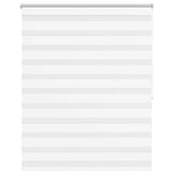 Vidaxl zebra rolgordijn 140,9 x 175 cm stofbreedte 136,7 cm wit