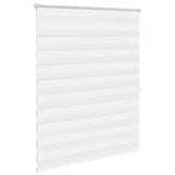 Vidaxl zebra rolgordijn 140,9 x 175 cm stofbreedte 136,7 cm wit