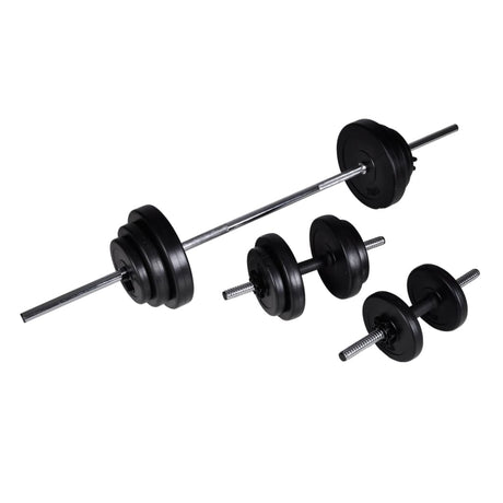 VidaXL Barbellen dumbbellset 30,5 kg