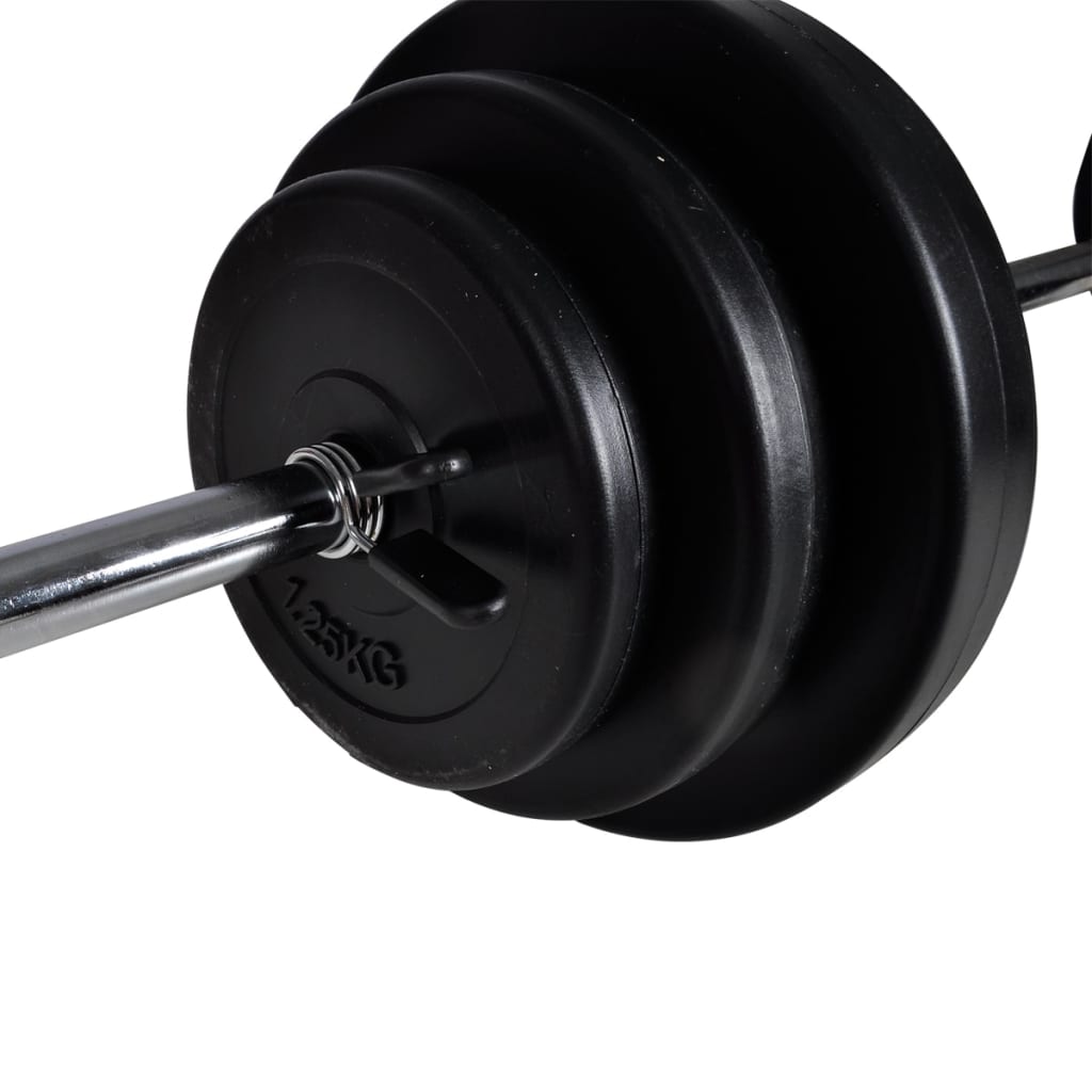 VidaXL Barbellen dumbbellset 30,5 kg