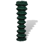 Vidaxl gaashek 1,5x15 m staal groen