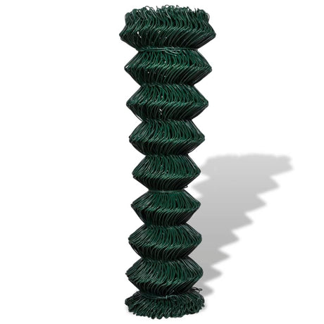 Vidaxl gaashek 1,5x15 m staal groen