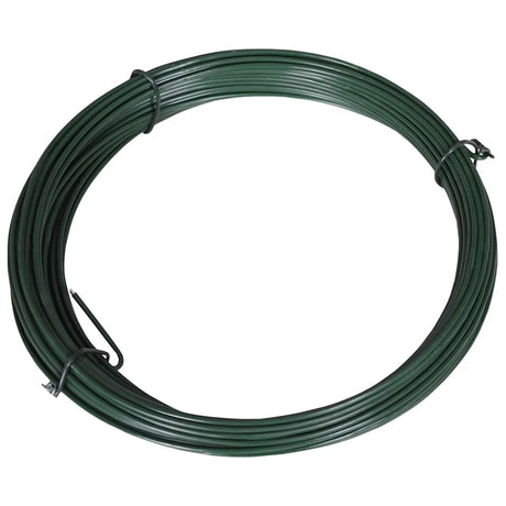 Vidaxl hekbinddraad 25 m 1,4 2 mm staal groen