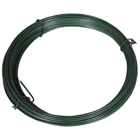 Vidaxl hekbinddraad 25 m 1,4 2 mm staal groen