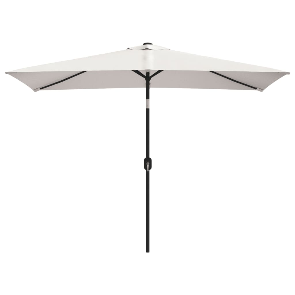 VidaXL Parasol vierhoekig zandwit 200 x 300 cm