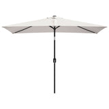 VidaXL Parasol vierhoekig zandwit 200 x 300 cm