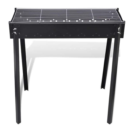 Vidaxl houtskoolbarbecue staand vierkant 75x28 cm