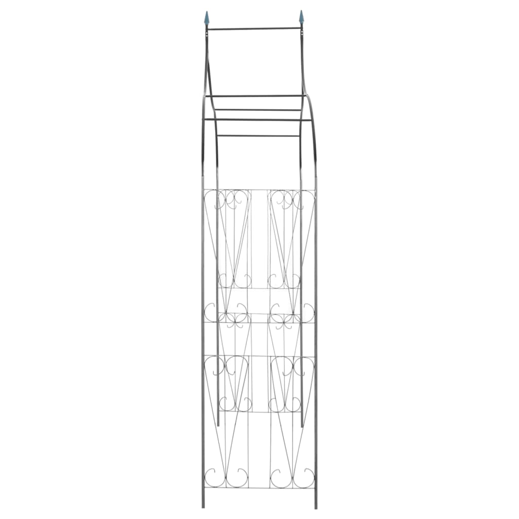 VidaXL Tuinboog speer ontwerp donkergroen