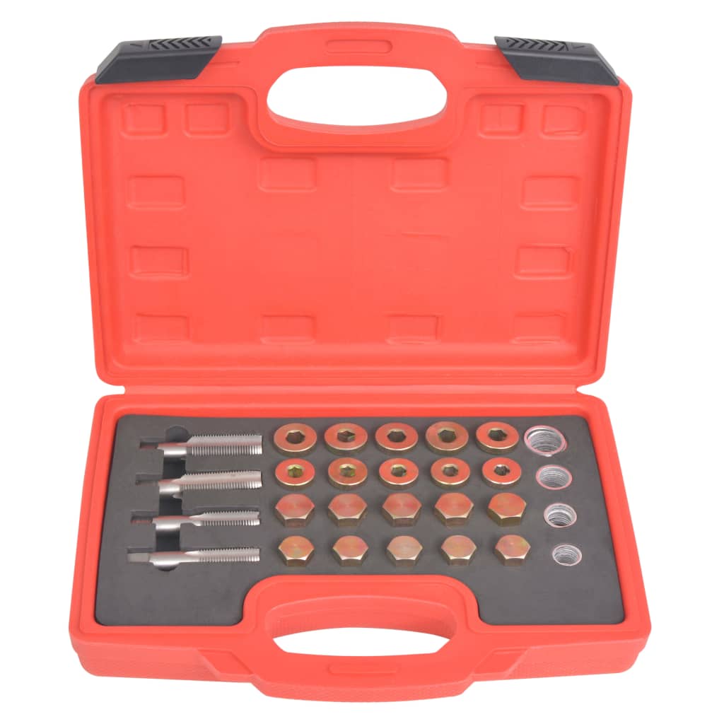 Vidaxl olieaftapplug-reparatieset m13 m15 m17 m20 64-delig