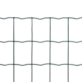 Vidaxl euro hek 10x0,8 m staal groen