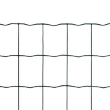 Vidaxl euro hek 10x0,8 m staal groen
