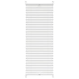 Vidaxl plisséjaloezie 50x125 cm wit