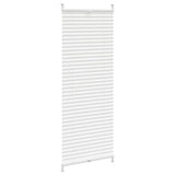 Vidaxl plisséjaloezie 60x125 cm wit