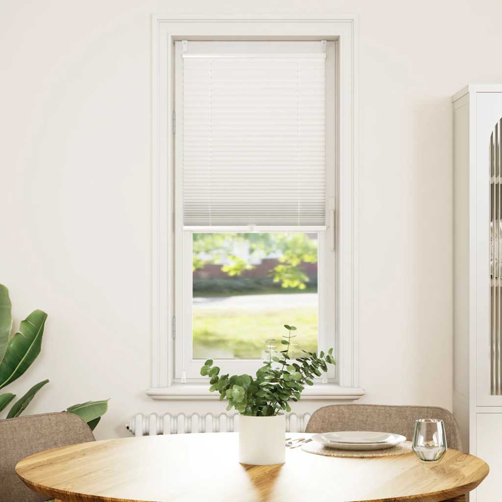 Vidaxl plisséjaloezie 60x125 cm wit