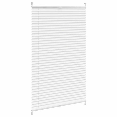 Vidaxl plisséjaloezie 80x125 cm wit