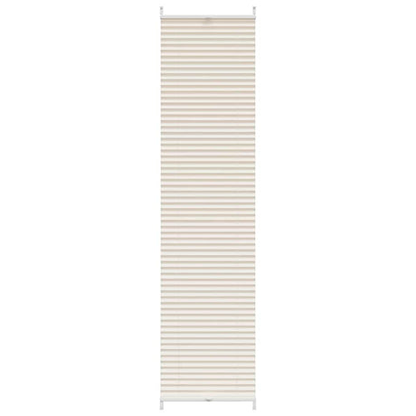 Vidaxl plisséjaloezie 40x200cm crème