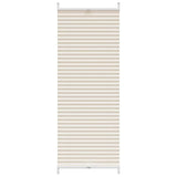Vidaxl plisséjaloezie 50x150cm crème