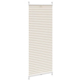 Vidaxl plisséjaloezie 50x150cm crème
