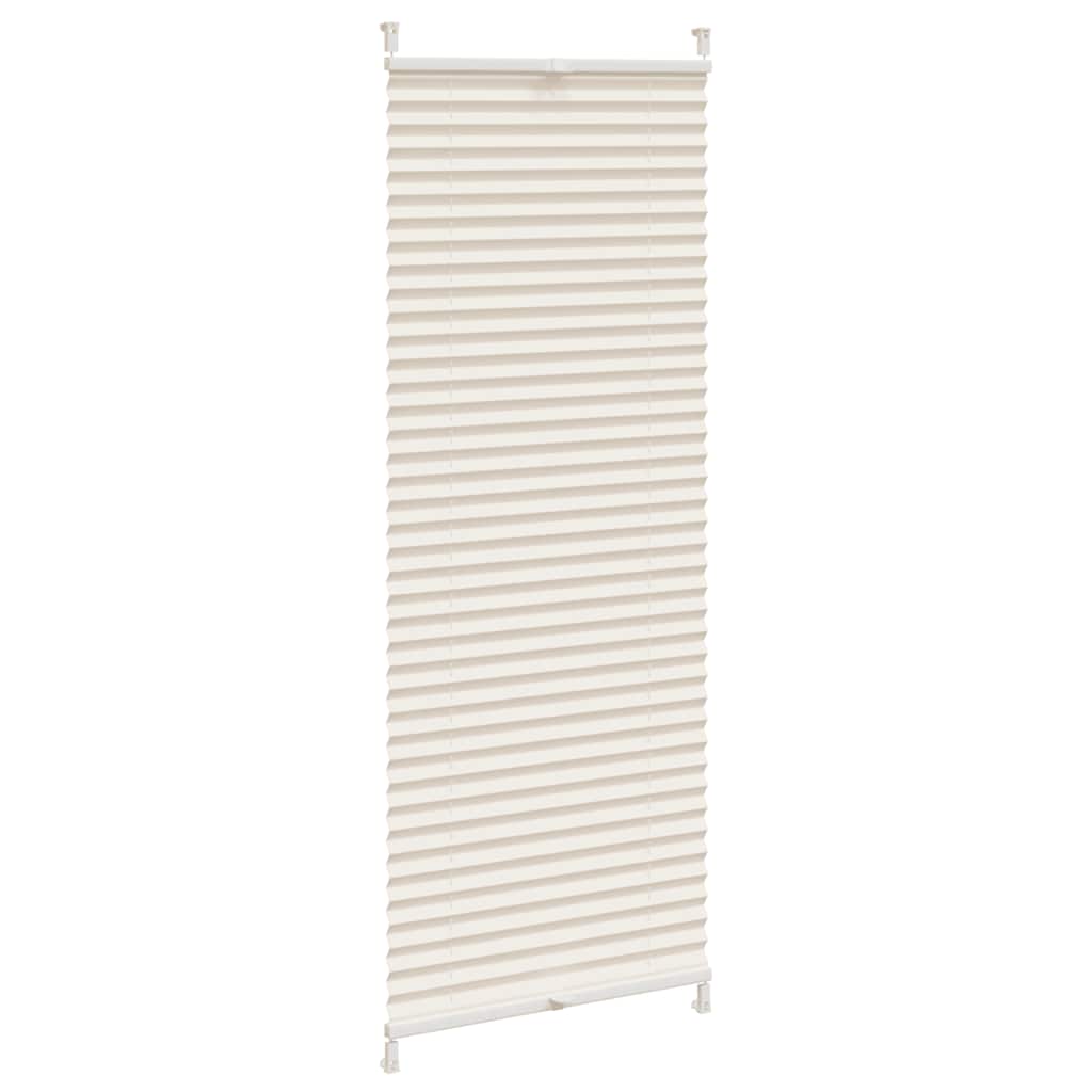 Vidaxl plissé rolgordijn 60x100cm creme