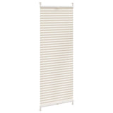 Vidaxl plissé rolgordijn 60x100cm creme