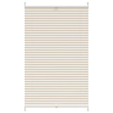Vidaxl plissé rolgordijn 70x150cm creme