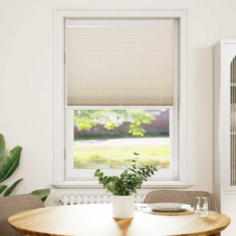 Vidaxl plissé rolgordijn 70x150cm creme
