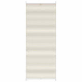 Vidaxl plissé rolgordijn 70x200cm creme