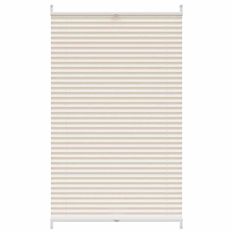 Vidaxl plissé rolgordijn 80x100cm creme