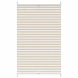 Vidaxl plissé rolgordijn 80x100cm creme