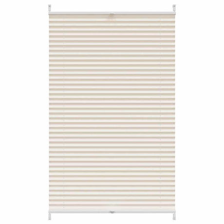 Vidaxl plissé rolgordijn 80x100cm creme