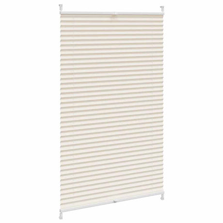 Vidaxl plissé rolgordijn 80x100cm creme