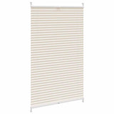 Vidaxl plissé rolgordijn 80x100cm creme