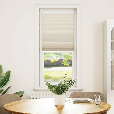 Vidaxl plisséjaloezie 40x100cm crèmekleurig