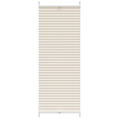Vidaxl plisséjaloezie 40x125cm crème