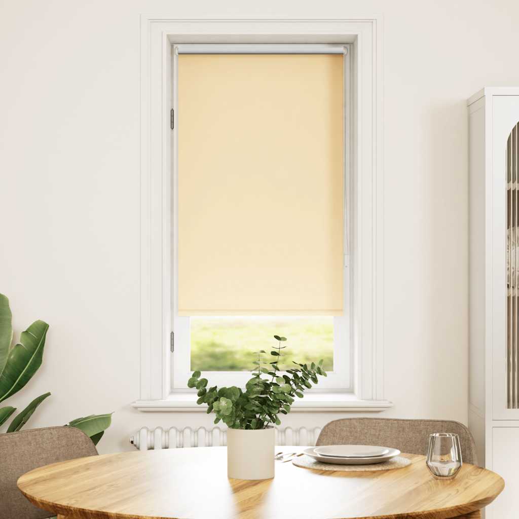 Vidaxl rolgordijn verduisterend 44,4 x 100 cm stofbreedte 40 cm beige