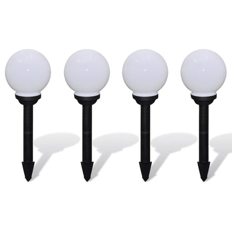Vidaxl tuinpadlampen 4 st met grondpin led 15 cm