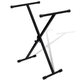 Vidaxl keyboardstandaard verstelbaar enkelvoudig x-frame