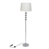 Vidaxl vloerlamp met hoog standaard en 4 ballen wit