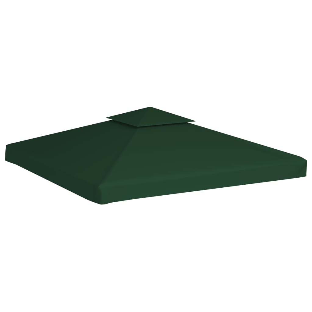 VidaXL Vervangend tentdoek prieel 310 g m² 3x3 m groen